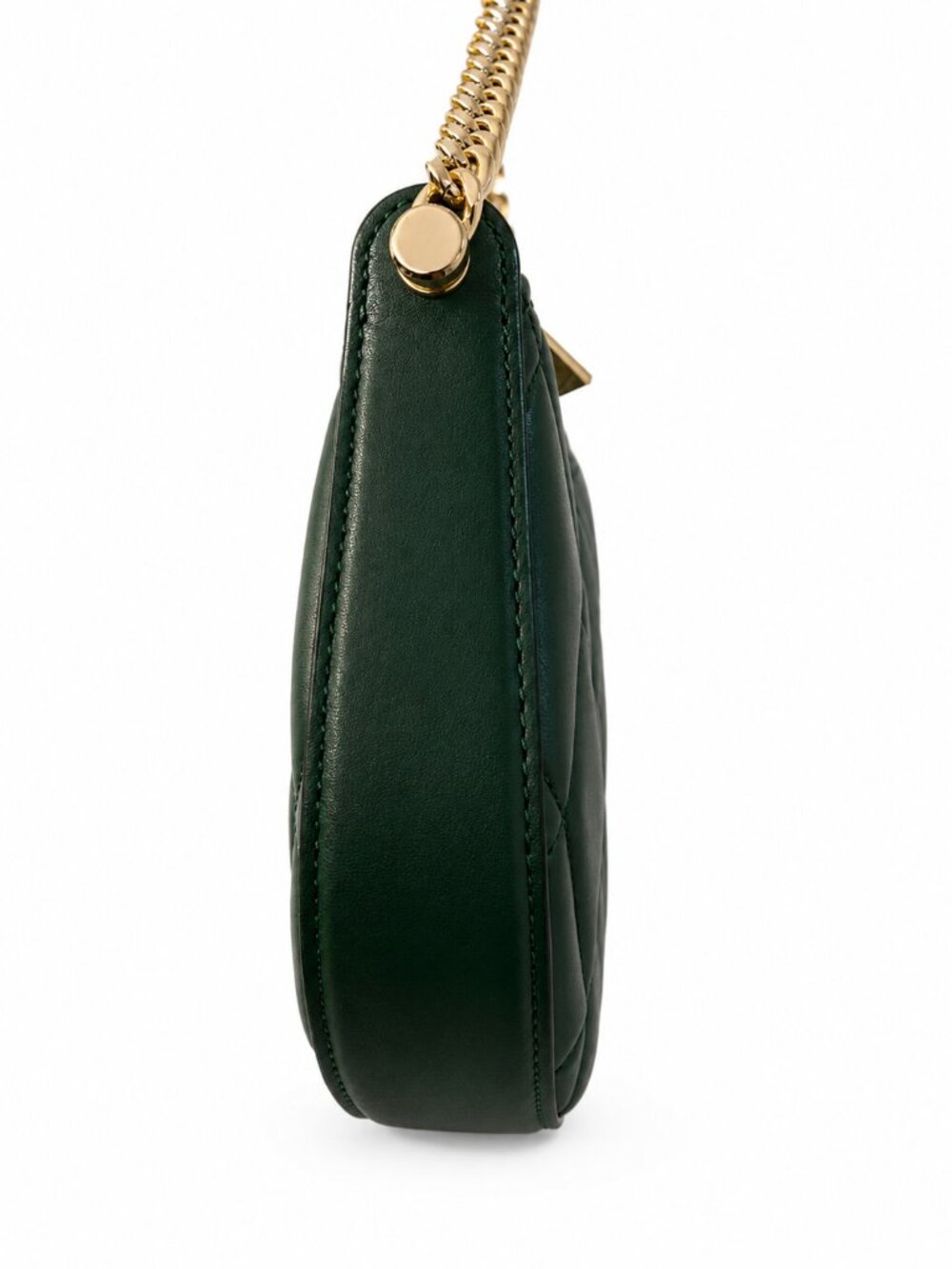 Kate Spade New York Emerald Green Quilted Leather Chain Shoulder Crossbody Bag - Picture 5 of 6